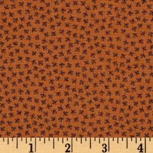  44 Wide Winterthur Ancient History Buds Rust Fabric By 