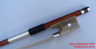 New Silver mounted Violin bow special Frog Pernambuco Wood stick 4/4 