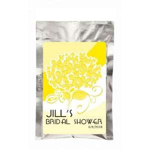 Wedding Favors Yellow Bouquet Design Personalized French Vanilla Hot 