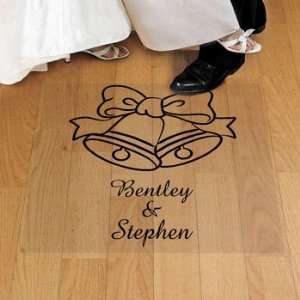  Personalized Wedding Bells Floor Cling   Party Decorations 