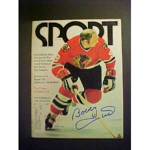  Bobby Hull Chicago Black Hawks Autographed May 1972 Sport 