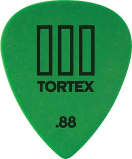 Dunlop Tortex T3 Sharp Tip Guitar Picks 72 Pack .88 MM 710137050563 