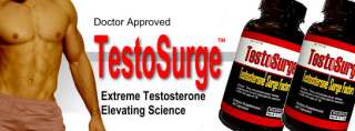 TestoSurge Boost Testosterone Elevating Pills 90Ct 18+  
