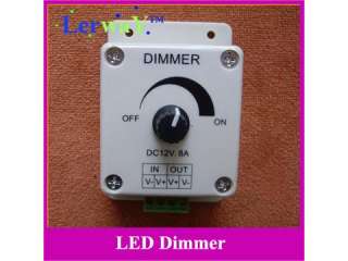 12V 8A LED Light Dimmer Brightness Adjustable Bright & Dim Control 