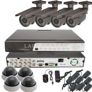 8CH Channel 700TVL Sony CCD HD Cameras Security DVR Indoor outdoor 