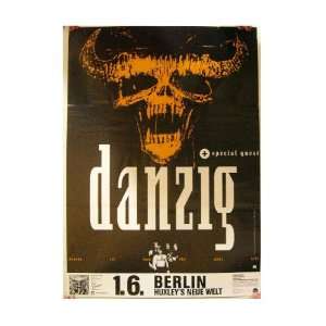  Danzig Poster Devil Skull Berlin Tour Concert Everything 
