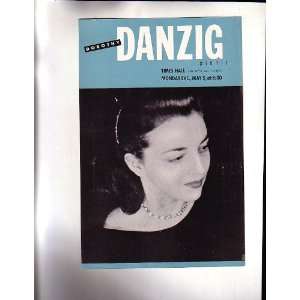  Dorothy Danzig Pianist  Handbill NYC Town Hall 1940s 