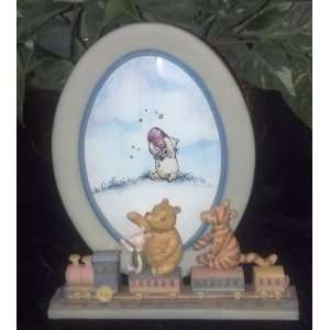  Disney Classic Pooh Picture Frame with Train Baby