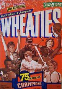WHEATIES Collectible Cereal Box 75 Years of Champions  
