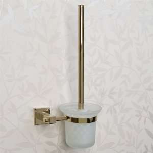 Albury Collection Wall Mount Toilet Brush Holder   Polished Brass