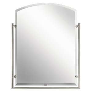 Structures Collection Brushed Nickel Contemporary 30 Mirror Kichler 