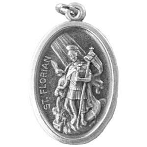  St. Florian Medal 20 Steel Chain Jewelry