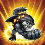Terrafin is a shark creature who is a member of the Skylanders.