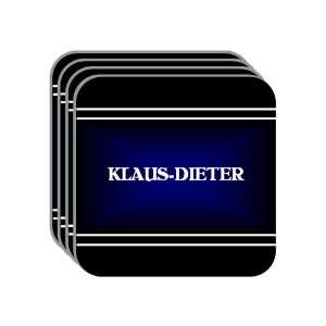  Personal Name Gift   KLAUS DIETER Set of 4 Mini Mousepad 
