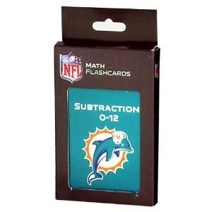  NFL Miami Dolphins Subtraction Flash Cards Sports 
