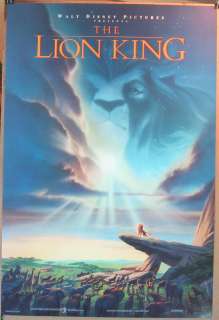 THE LION KING MOVIE POSTER MINI SHEET DISNEY ANIMATION  