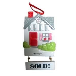  Personalized Real Estate Home Sold Christmas Holiday Gift 
