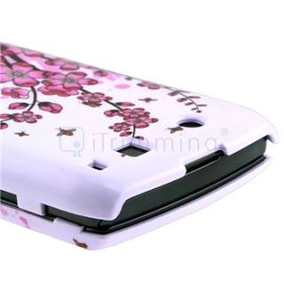 Spring Flower Hard Case+Privacy Pro For Blackberry 9800  