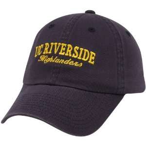   UC Riverside Highlanders Navy Blue Batters Up Adjustable Hat Sports