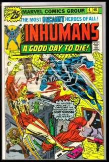 The Inhumans #4 A Good Day to DIE   NM  