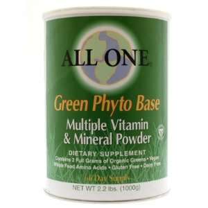 All One Nutritech   Multiple Vitamins & Minerals Green Phyto Base 2.2 