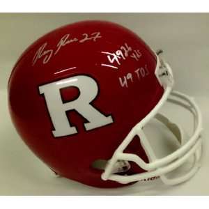 Ray Rice Rutgers Autographed Helmet
