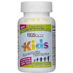  Focus Factor Brain Support for Kids Tabs Health 