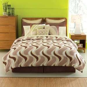   Wave Bedding Set Full   8pc Bed Decor Comforter Set Full Bed Home