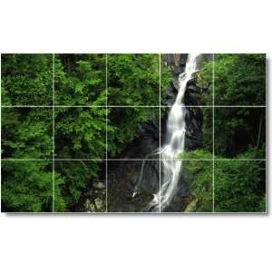  Waterfalls Picture Mural Tile W104  18x30 using (15) 6x6 