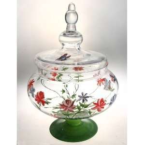    BUTTERFLY MEADOW COLLECTION GLASS APOTHECARY JAR