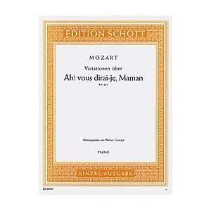 Ah vous dirai je, Maman Variations, KV 265 (ed. Georgii 