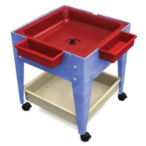  Mobile Sensory Sand and Water Play   Red Tub & Storage 