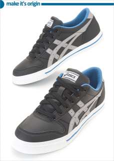 Brand New ASICS AARON Black/Light Grey Shoes H934Y 9013 #5A  