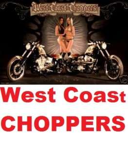 TOMBSTONE ~ WEST COAST CHOPPERS 9 inch FENDER~Harley #1  
