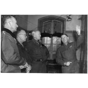   ,1885 1945,with Generals Eisenhower,Patch & Devers