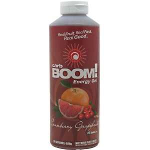  Carb Boom Energy Gel, Cranberry Grapefruit, 24 (984 g 