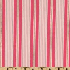   Stripe Pink Fabric By The Yard joel_dewberry Arts, Crafts & Sewing
