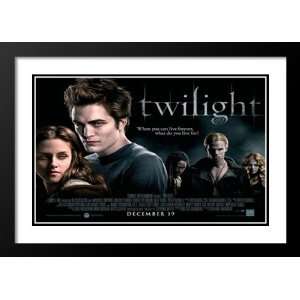 Twilight 32x45 Framed and Double Matted Movie Poster   Style E   2008 