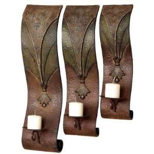  Candle Holders Wall Decor (Set of 3)