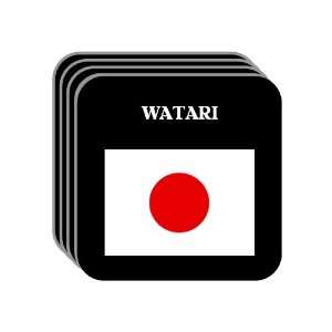  Japan   WATARI Set of 4 Mini Mousepad Coasters 