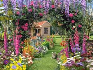   Cottage Garden   300 piece Large Format puzzle by 