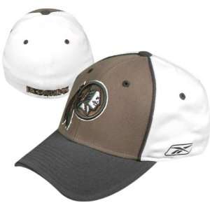  Washington Redskins Natural Logo Flex Fit Hat Sports 