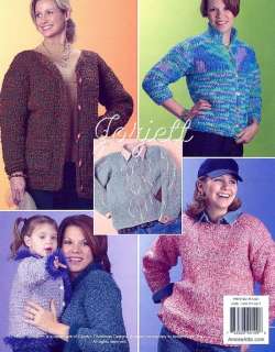 Weekend Sweaters, Annies Easy Tunisian crochet patterns  