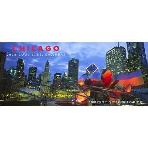  Chicago Cool Sites 2008 Panoramic Wall Calendar Office 