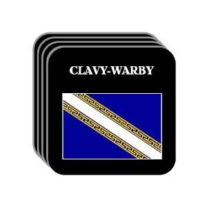  Champagne Ardenne   CLAVY WARBY Set of 4 Mini Mousepad 