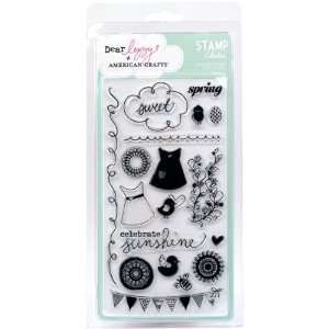  Dear Lizzy Large Clear Stamp Warble