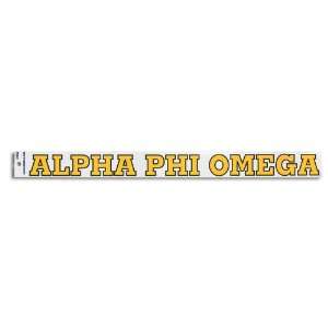  Alpha Phi Omega Long Window Decal 