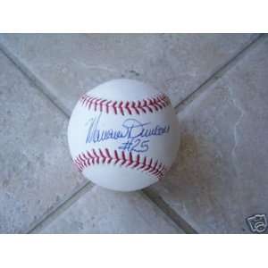  Signed Mariano Duncan Baseball   La Dodgers Official Ml 