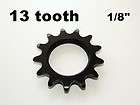 13T COG FIXED GEAR TRACK 13 TOOTH 1/8 INCH 1/8 FIXIE