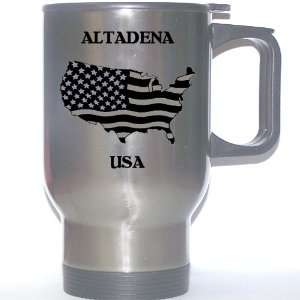  US Flag   Altadena, California (CA) Stainless Steel Mug 